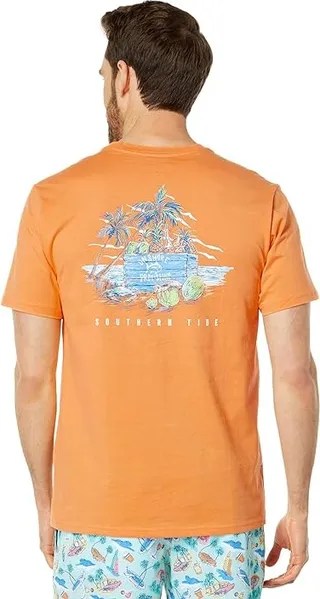 Southern Tide Short Sleeve On Shore Provisions Tee (Horizon) Men's Clothing