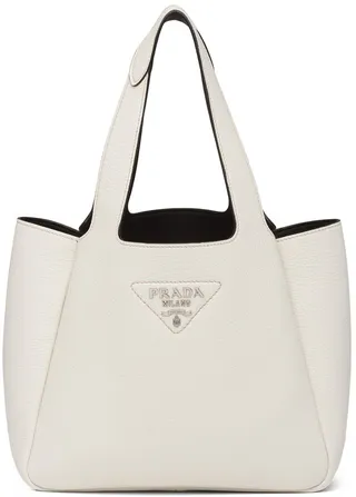 Logo-Plaque Tote Bag