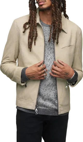Slim Fit Leather Jacket