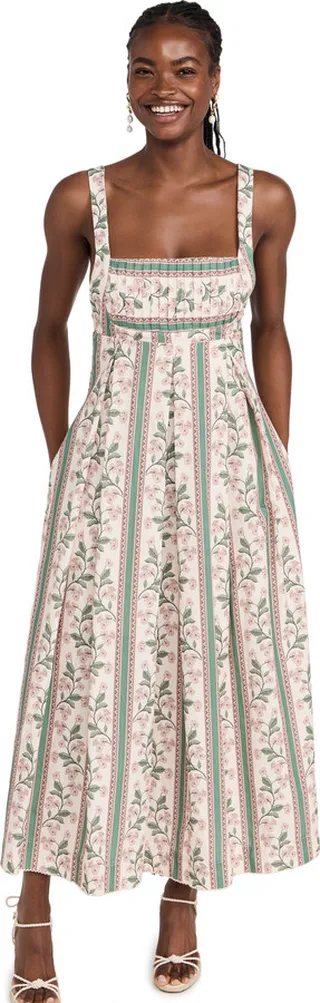 Agua by Agua Bendita Hortensia Golondrina Midi Dress