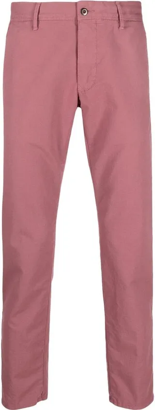 Cropped Straight-Leg Trousers