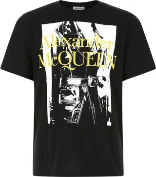 Alexander McQueen Graphic Printed Crewneck T-Shirt