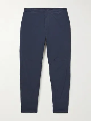 Volta Tapered Panelled Quilted Shell Trousers