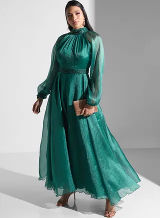Embellished Belt Jumpsuit