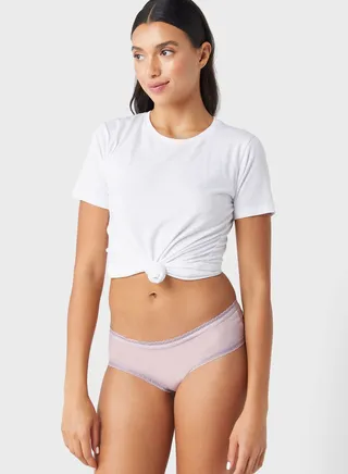 Lace Detail Bikini Bottom