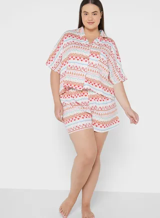 Knitted Nightdress & Pyjama