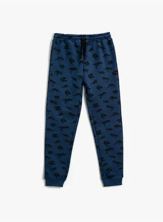 Dinosaur Printed Jogger Sweatpants