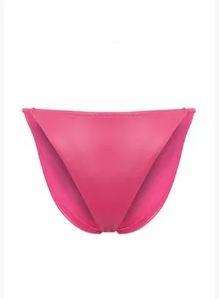 Fuchsia Tie-Up Bikini Bottom TBESS24BA00111