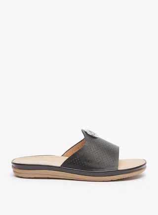 One Strap Low Heel Sandals