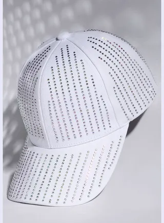 Casual Solid Polyester Baseball Cap For Women