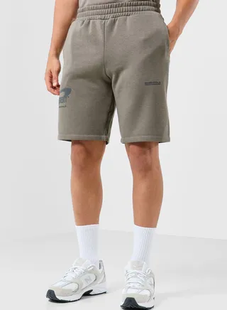 Space Printed Shorts