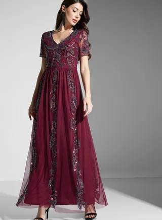 Embellished Maxi Dress