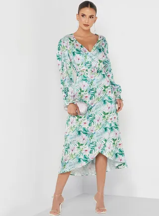 Belted Wrap Dress