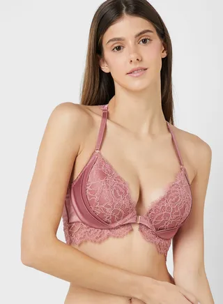 Plunge Neck Bra