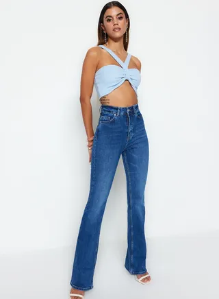 High Waist Flare Jeans