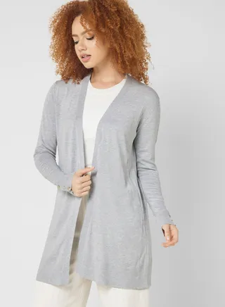 Open Neck Cardigan