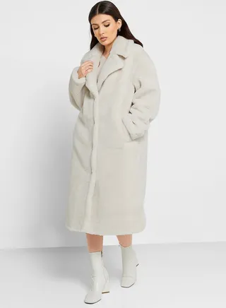 Longline Pocket Detail Coat