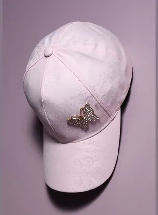 Casual Solid Polyester Baseball Cap For Women