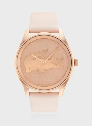 Blush Leather Analog Watch