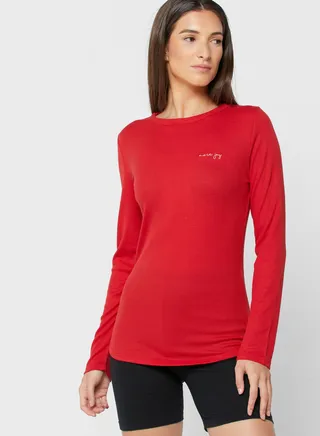 Crew Neck Knitted Top
