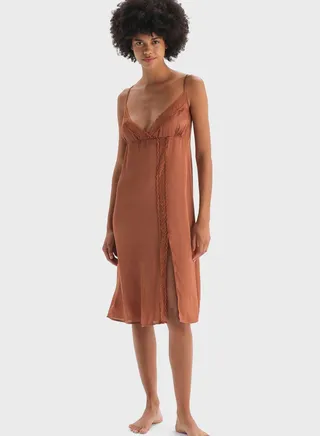 Side Slit Night Wear