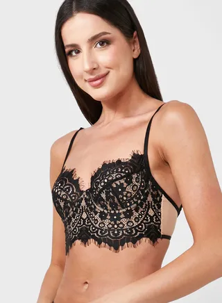 Lace Demi Coverage Bra