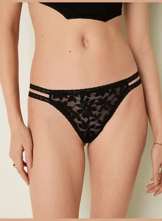 Lace Strappy Thong Underwear