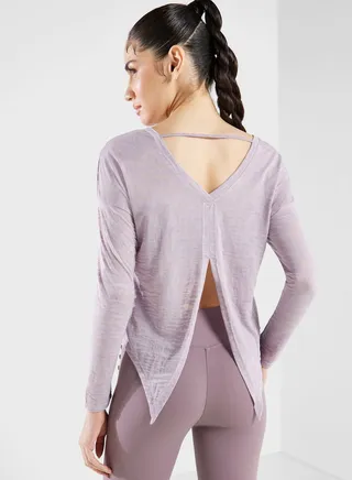 Cross Back Detail Athletic T-Shirt