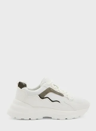Sole And Lace Detail Sneaker