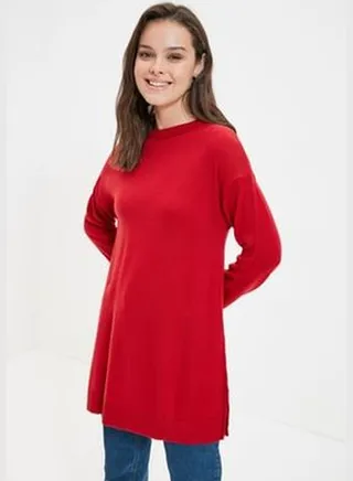 Red Knitwear Sweater TCTAW22AK0010
