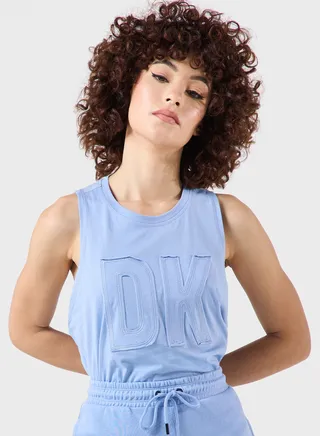 Crew Neck Logo Tank Top