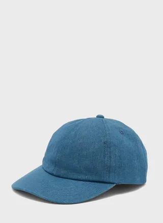 Kids Denim Curved Peak Cap