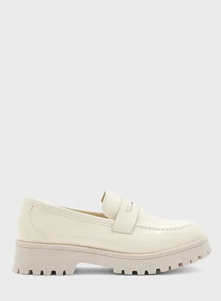 Tonal Square Toe Loafer