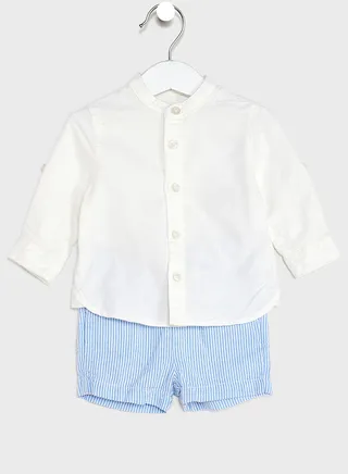 Kids 2 Piece Essential Shirt & Shorts