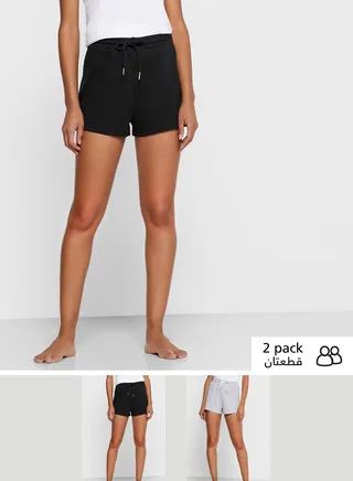 Solid 2 Pack Essential Shorts