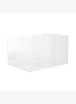 Acrylic 3 Partition Stand, W 26.8 x D 21 x H 16 cm