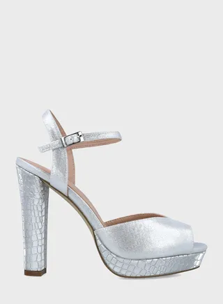 Peep Toe Heel Sandals