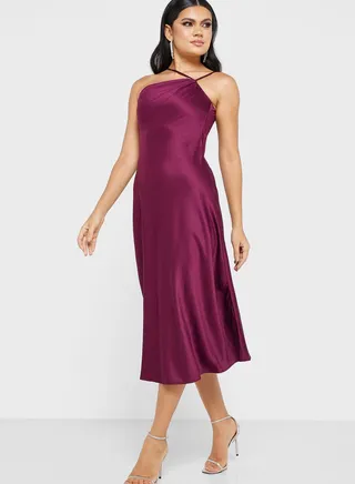 One Shoulder Tiered Dress