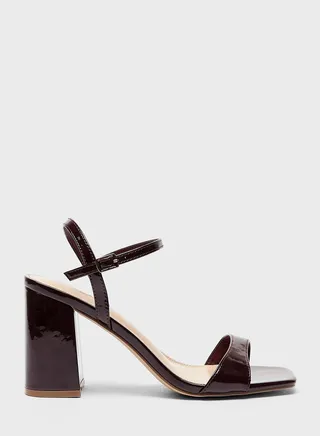 Strappy Mid Heel Sandals