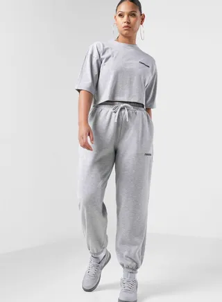 Oversized Racer Printed Joggers
