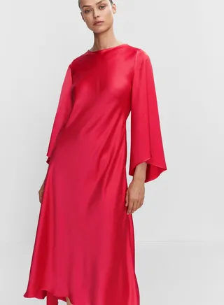Flared Sleeve Dress