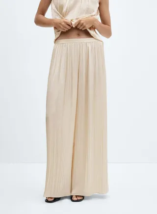 Tiered Wide Leg Pants