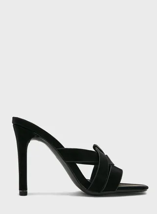 Interwoven Detail Mule Sandal