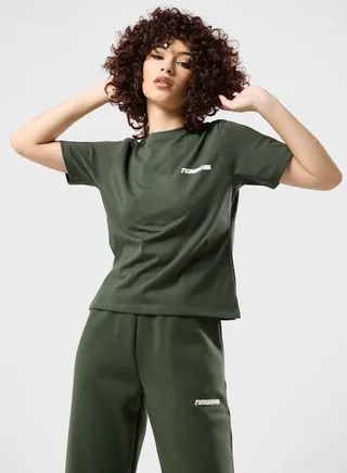 Regular Logo Racer Printed T-Shirt