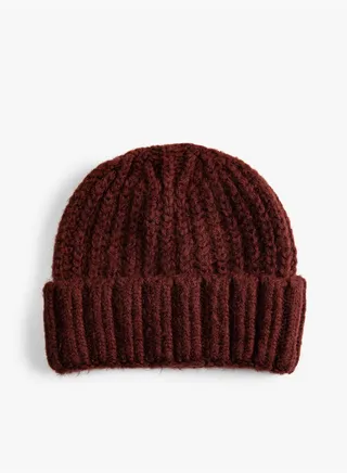 Basic Rib-Knit Beanie