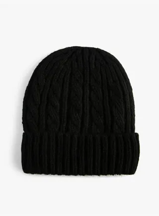 Cable-Knit Beanie