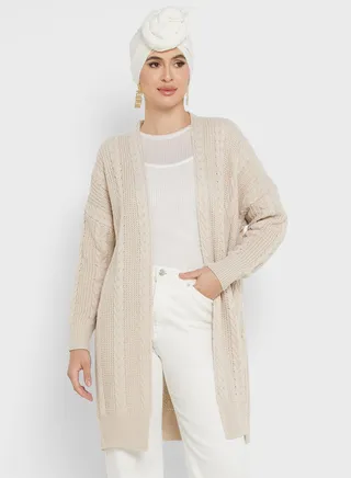 Chunky Open Cardigan