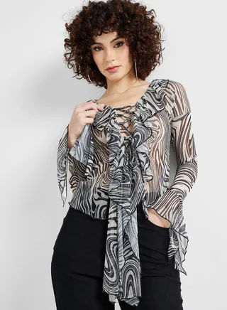Zebra Print Shirt