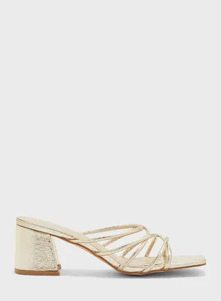 Multiple Strap Block Heel