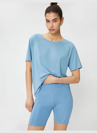Cut Out Detail Modal Sport T-Shirt